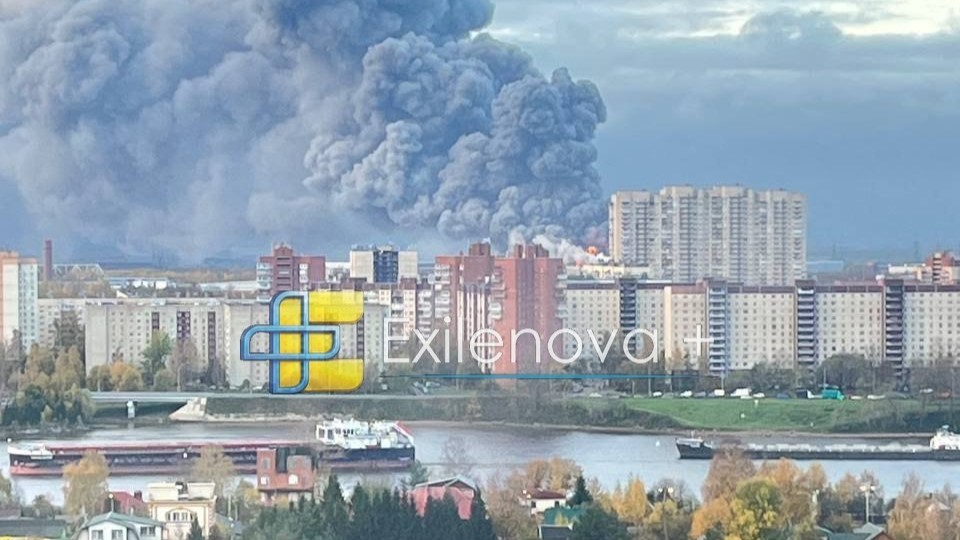Массированный удар по Санкт-Петербургу: горят нефтебазы, склады, дата-центр